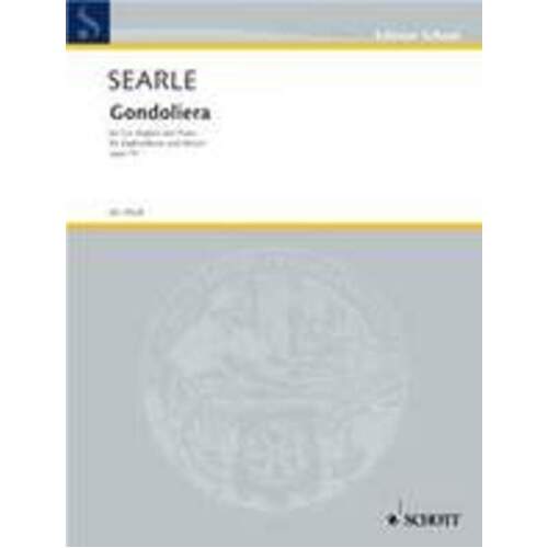 Gondoliera Op 19 Cor Anglais Piano Book