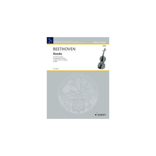 Beethoven Rondo in F Major for Viola and Piano Arranged by Watson Forbes, Schott Music, 12 Pages