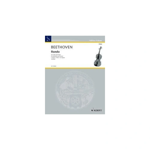 Beethoven - Rondo in F Major for Viola and Piano, Arranged by Watson Forbes, Schott Music, 12 Pages