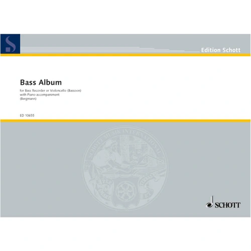 Bass Recorder Album Sheet Music for Recorder and Piano
