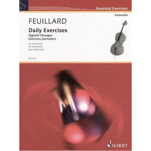 Feuillard - Daily Exercises For Cello (Softcover Book)
