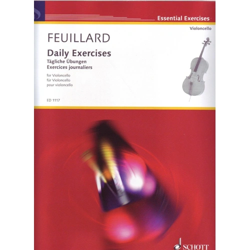 Feuillard Daily Exercises for Cello by Schott Music, 44 Pages