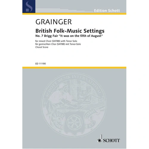 Brigg Fair SATBB Choral Sheet Music