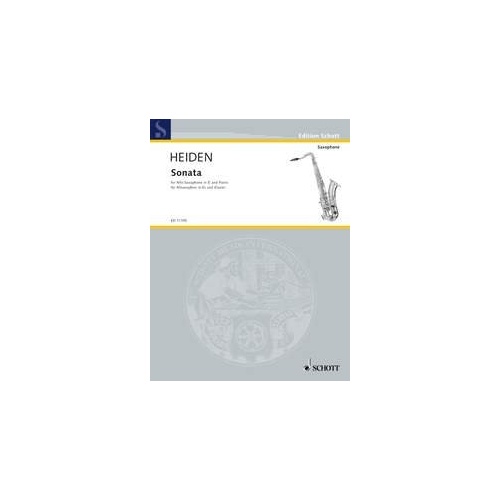Heiden Sonata for Alto Saxophone and Piano - ABRSM Grade 8 Edition, Schott Music, 44 Pages