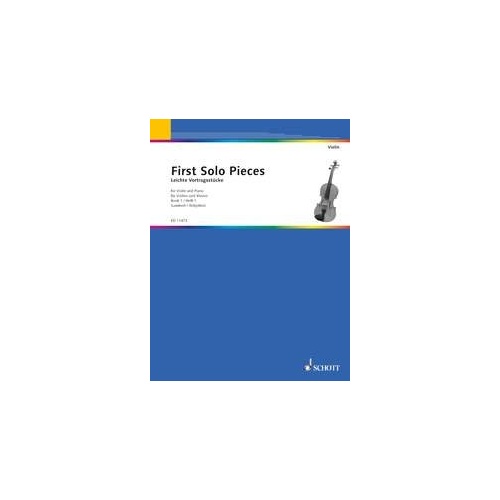 First Solo Pieces Book 1 for Violin and Piano by Cecily Lambert and Sydney Robjohns