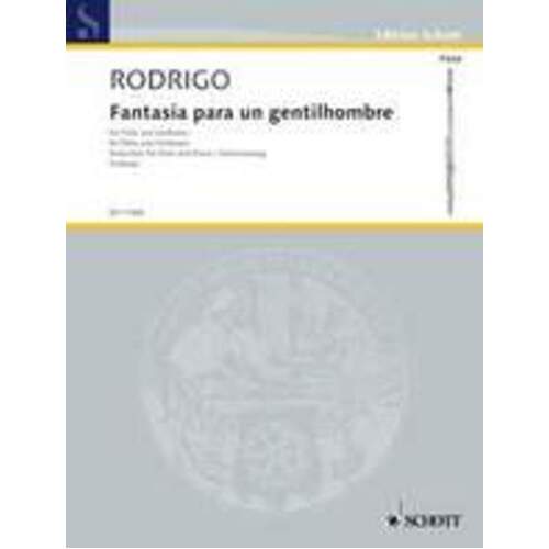 Rodrigo - Fantasia Para Un Gentilhombre Flute/Piano (Softcover Book)