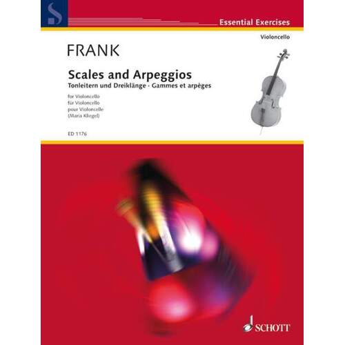 Frank - Scales And Arpeggios Cello (Softcover Book)
