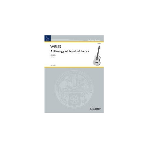 Weiss Anthology of Selected Pieces for Guitar - ABRSM Grade 7, 8, 41 Pages, Schott Music