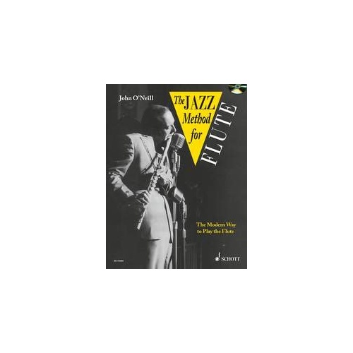 Jazz Method for Flute Book and CD - Schott Music, 96 Pages, Trinity Syllabus 2007 (Grades 2, 4, 5)