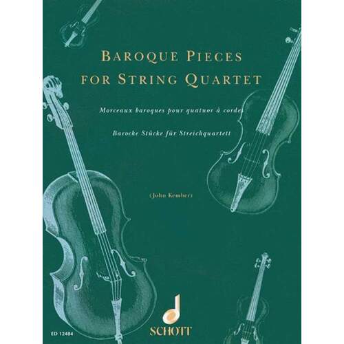 Baroque Pieces For String Quartet Arr Kember (Set Of Parts) Book