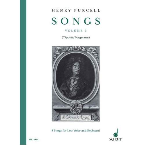 Henry Purcell Songs Vol 5 Low Voice/Piano (Softcover Book)