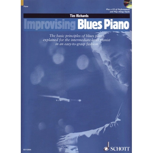 Improvising Blues Piano Method by Tim Richards, 264 Pages, Schott Music