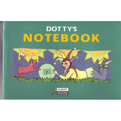 Fun and Games with the Recorder Dotty's Note Book by Schott Music, 32 Pages, For Beginners, Suitable for Children