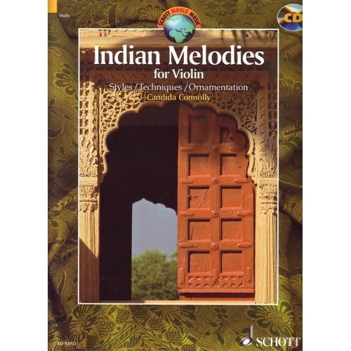 Indian Melodies for Violin Book with CD by Schott Music - 64 Pages