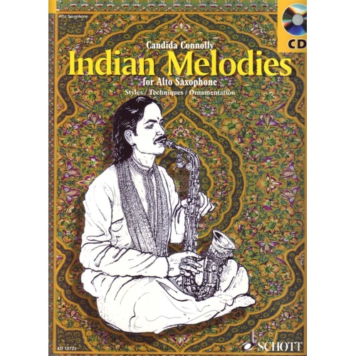 Indian Melodies for Alto Saxophone Book with CD