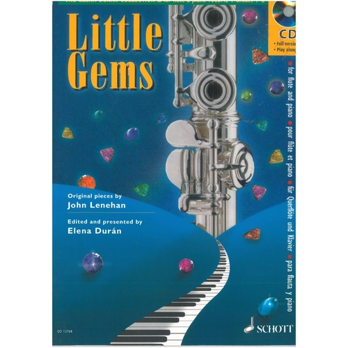 Lenehan - Little Gems Vol 1 for Flute and Piano by Schott Music, 60 Pages, Composed by John Lenehan