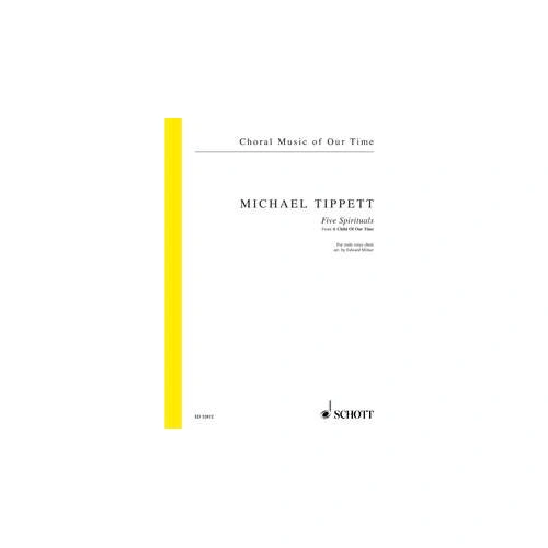 Five Spirituals from A Child of Our Time TTBB Arranged by Edward Milner
