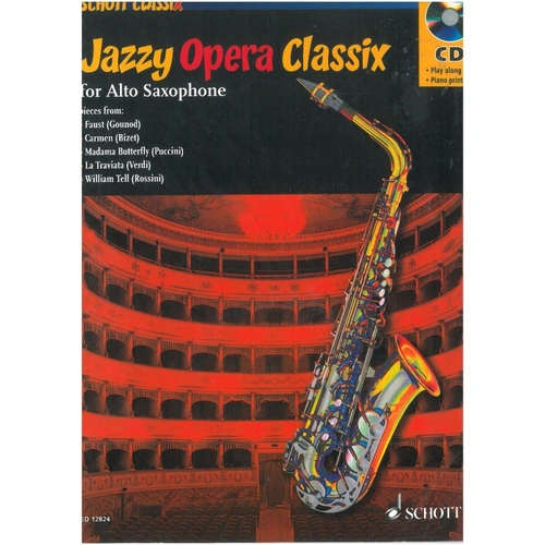 Jazzy Opera Classix for Alto Saxophone BK/CD by Darren Fellows