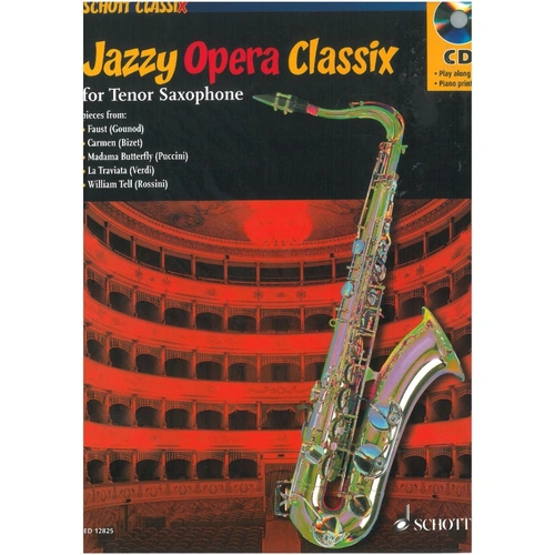 Jazzy Opera Classix for Tenor Saxophone BK/CD by Darren Fellows
