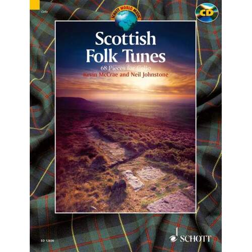 Scottish Folk Tunes For Cello Softcover Book/CD
