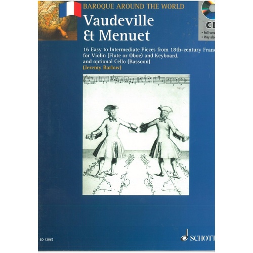 Vaudeville and Menuet for Violin/Piano Book with CD
