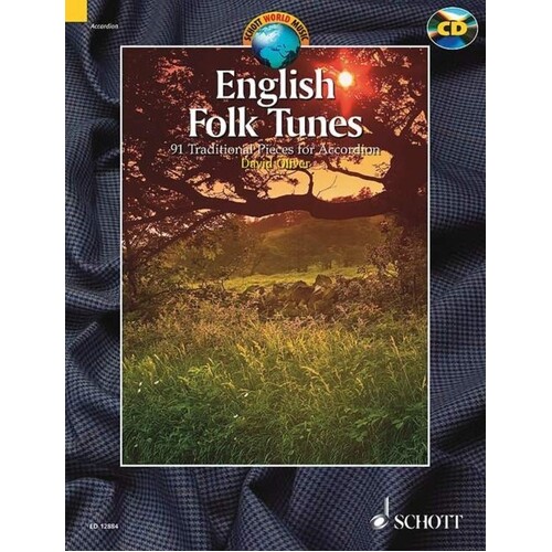 English Folk Tunes For Accordion Softcover Book/CD