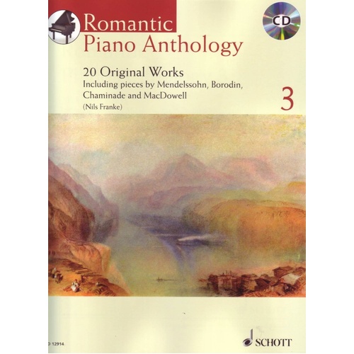 Romantic Piano Anthology Volume 3 BK/CD by Schott Music