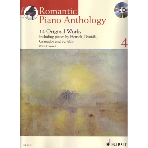 Romantic Piano Anthology Volume 4 BK/CD by Schott Music