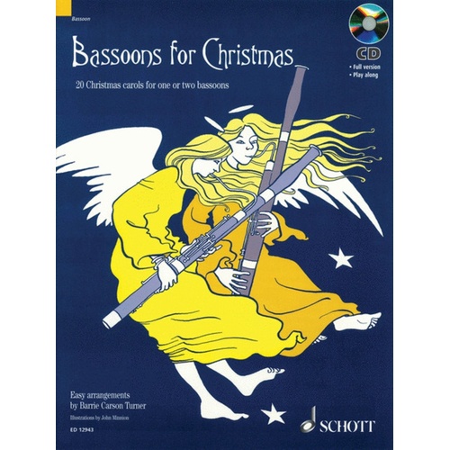 Bassoons For Christmas 1 Or 2 Basoons Book/CD Book