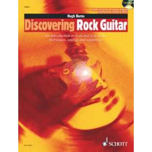 Discovering Rock Guitar Book with CD by Schott Music
