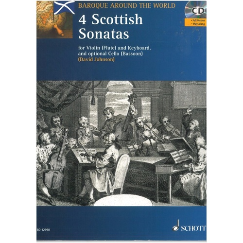 Scottish Sonatas for Violin or Flute with Piano Book and CD