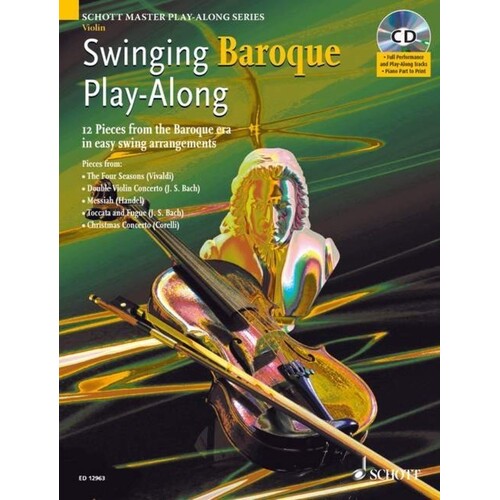 Swinging Baroque Playalong Violin Book/CD Book