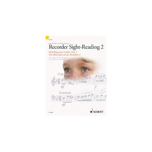 Recorder Sight-Reading 2 by John Kember - Schott Music, 92 Pages, Woodwind Instrument