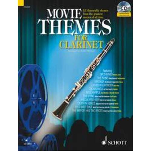 Movie Themes For Clarinet Book/CD Book