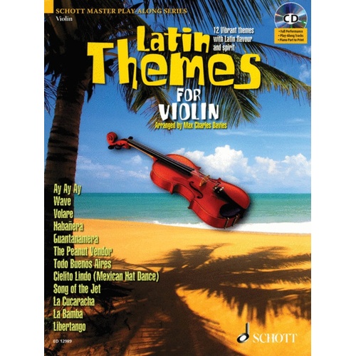 Latin Themes Violin Book/CD Book