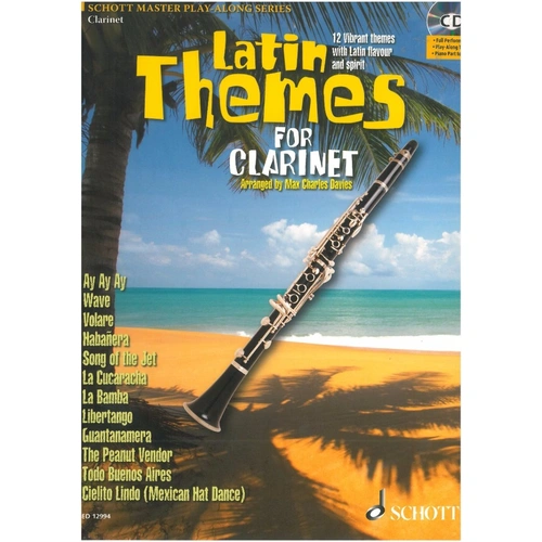 Latin Themes Clarinet Book with CD