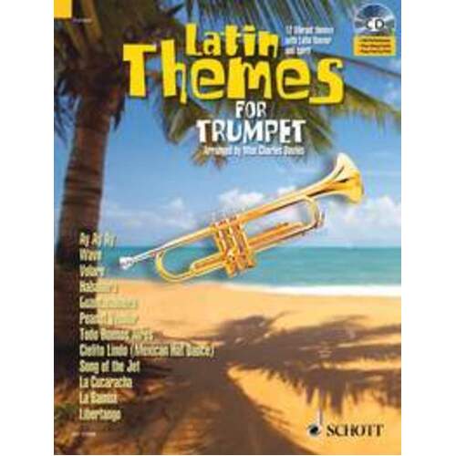 Latin Themes Trumpet Book/CD Book