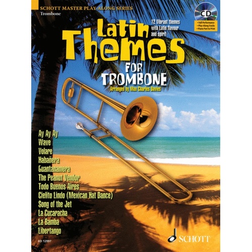 Latin Themes Trombone Book/CD Book