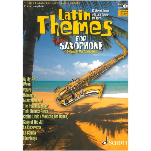 Latin Themes for Saxophone Book with CD