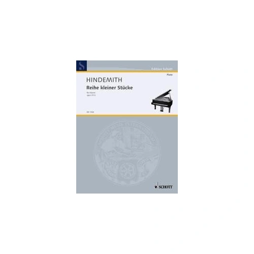 Hindemith Piano Music Op. 37 No. 2 - 40 Pages, Schott Music