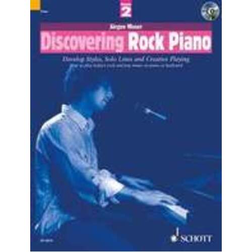 Discovering Rock Piano Book 2 Softcover Book/CD