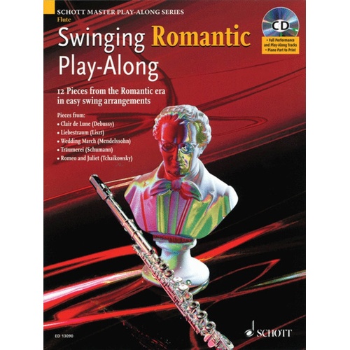 Swinging Romantic Play Along Flute Book/CD Book