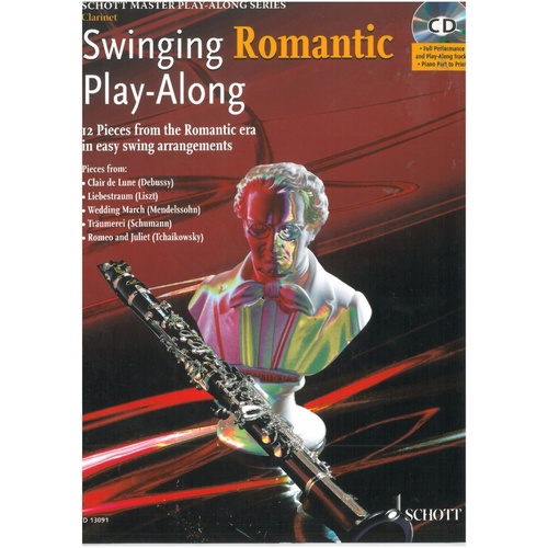 Swinging Romantic Play Along Clarinet Book and CD