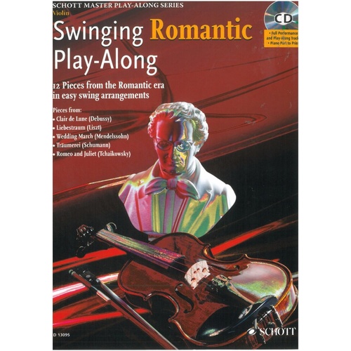 Swinging Romantic Play Along Violin Book and CD