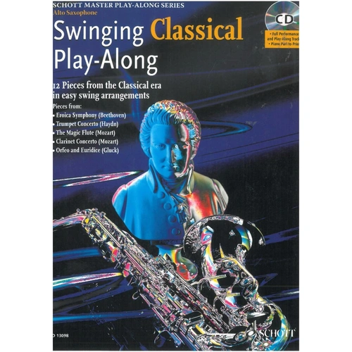 Swinging Classical Play Along for Alto Saxophone Book/CD