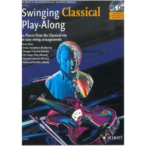 Swinging Classical Play-Along Violin Book and CD