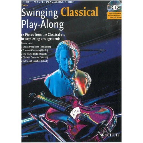 Swinging Classical Play-Along Violin Book and CD
