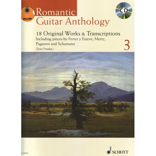 Romantic Guitar Anthology Vol. 3 BK/CD by Schott Music, 48 Pages, Suitable for 5-7 Years Playing Experience, Includes Composer Biographies and Notes