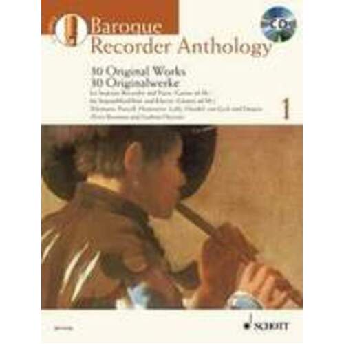 Baroque Recorder Anthology Book 1 Book/CD Book