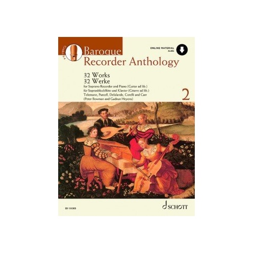 Baroque Recorder Anthology Vol 2 Descant Book by Schott Music